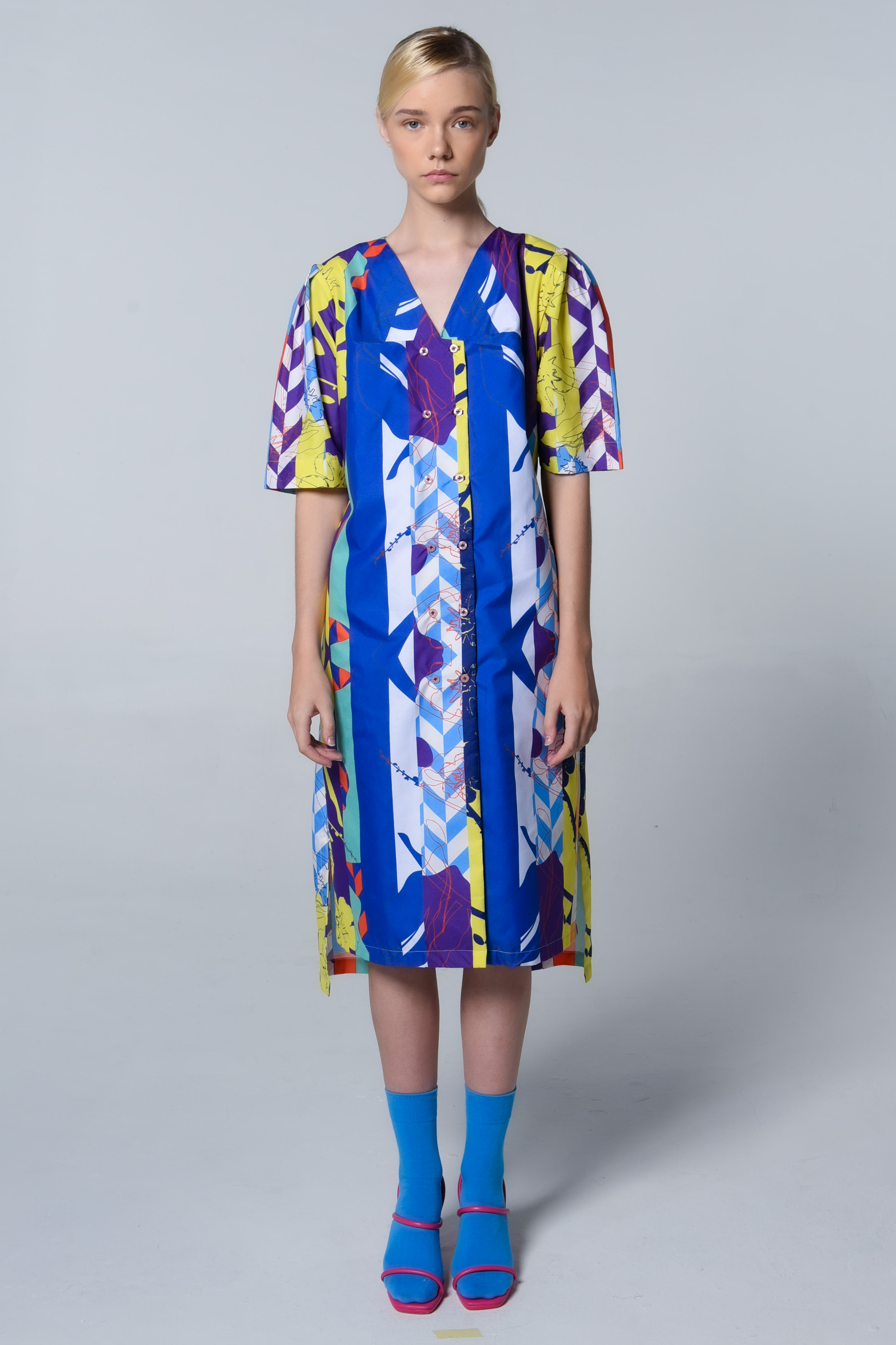 Flower Geometric Dress
