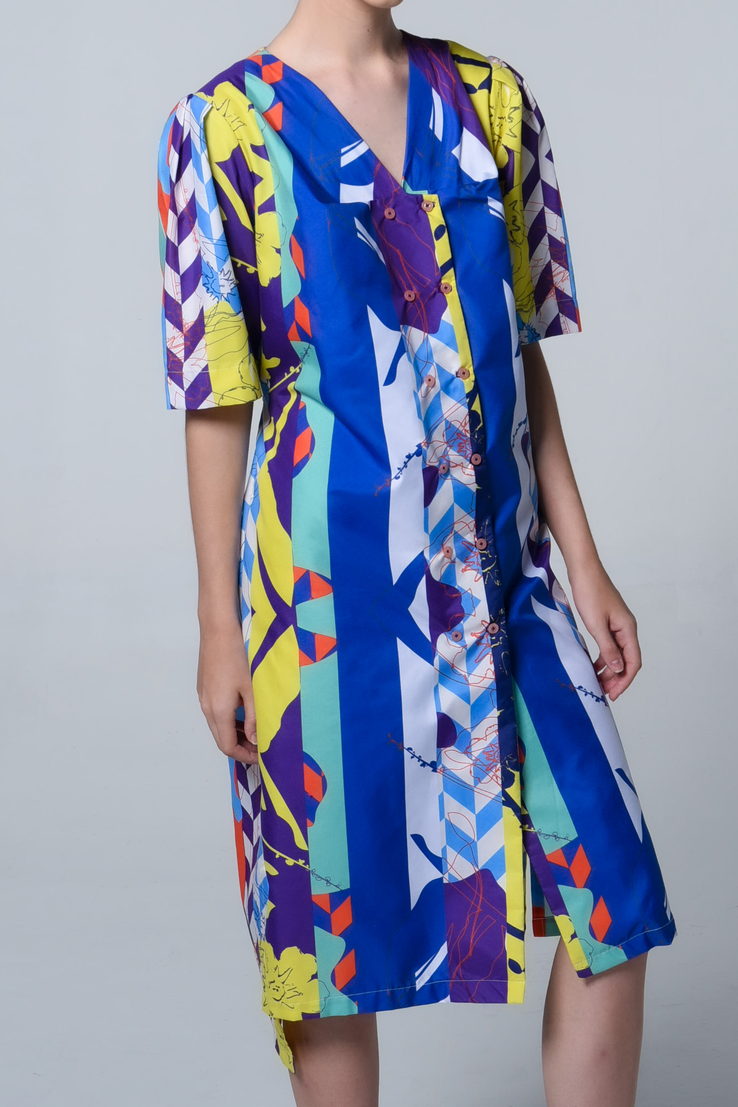 Flower Geometric Dress